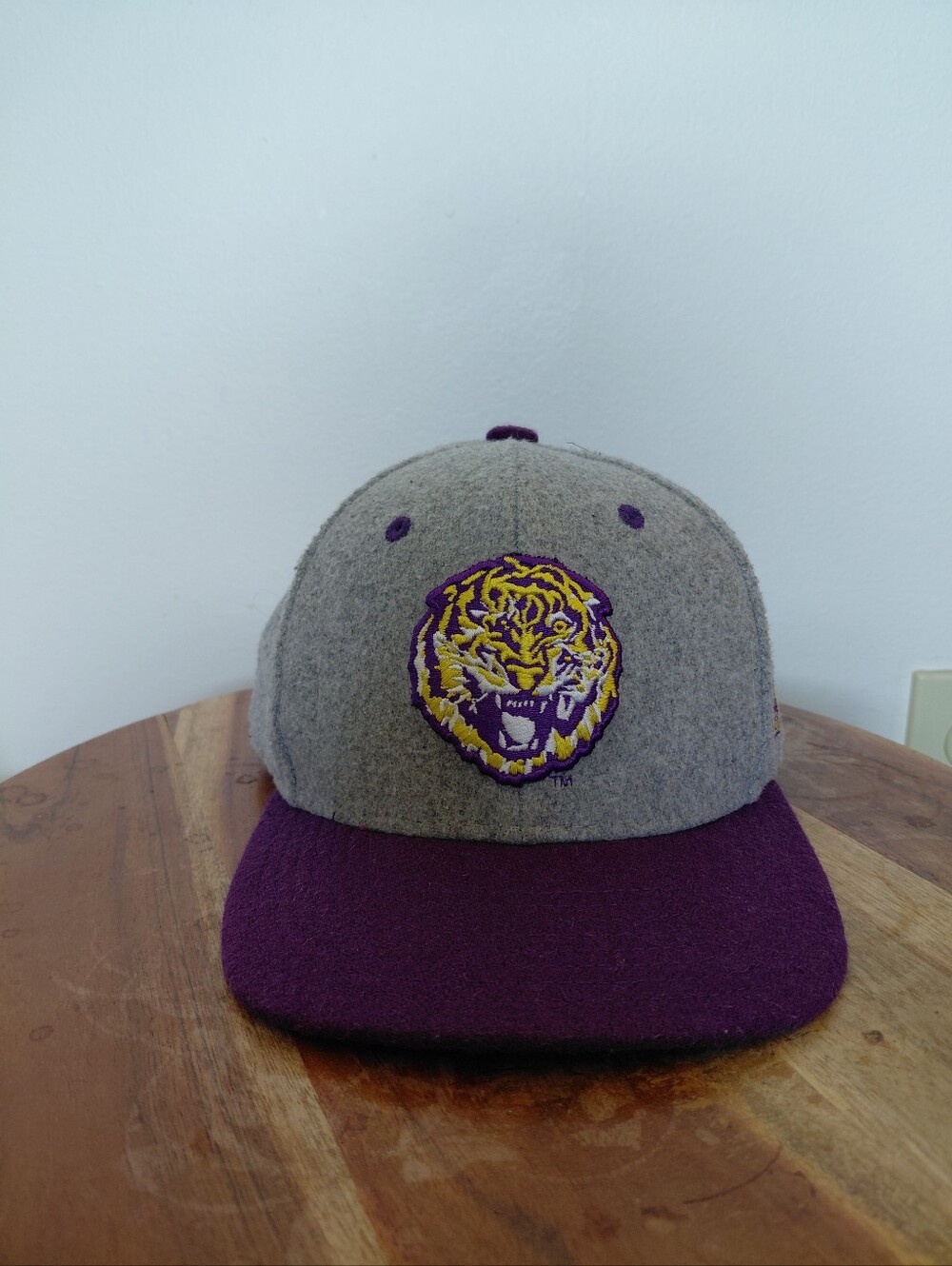 Mitchell & Ness LSU Tigers NCAA College Sports Melton Patch Snapback Retro Hat O
